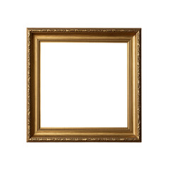 Elegant Gold Picture Frame with Ornate Design