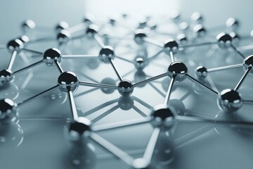 Abstract representation of network connections, symbolizing digital networks and interconnectedness