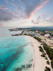 Sa Coma beach in Mallorca, Spain