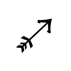 Simple Handdrawn Arrow Pointing Right Direction Decorative Element Graphic