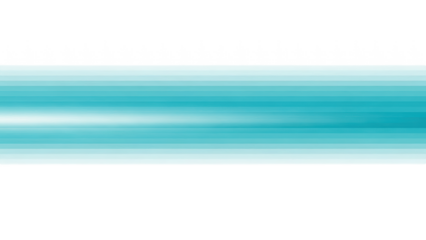 Calming turquoise gradient isolated on transparent background