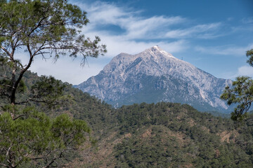 Mt Tahtali in Antalya Province