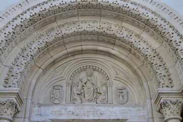 St Michael Kathedrale in Veszpr&eacute;n, Ungarn, Detail