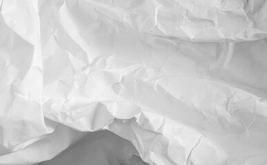 Crumpled sheet of paper as an abstract background.