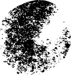 Charcoal Hand Drawn Oval