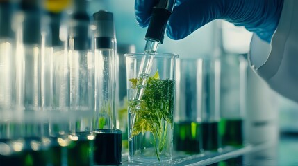 Lab analysis of algae and seaweed for clean fuel and carbon research