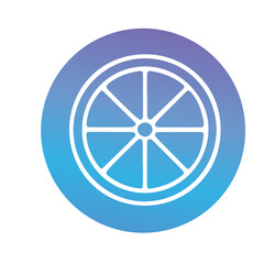 Fototapeta premium lemon, Citrus, Fruit, Fresh icon vector design 