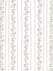 Obraz premium Vintage floral background for cards, papers, scrapbooking. 