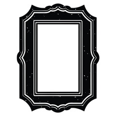 Vintage ornament frame. Decorative border frames, retro style divider. Elegant vintage frame and wedding ornaments Isolated icons vector set. Calligraphic filigree black ink borders collection