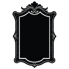 Vintage ornament frame. Decorative border frames, retro style divider. Elegant vintage frame and wedding ornaments Isolated icons vector set. Calligraphic filigree black ink borders collection