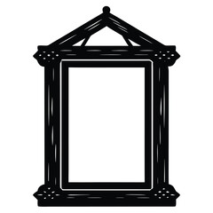 Vintage ornament frame. Decorative border frames, retro style divider. Elegant vintage frame and wedding ornaments Isolated icons vector set. Calligraphic filigree black ink borders collection