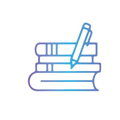  writing tools, and school desk accessorie vector design 