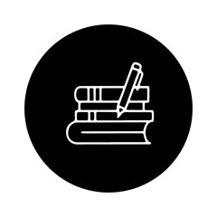  writing tools, and school desk accessorie vector design 