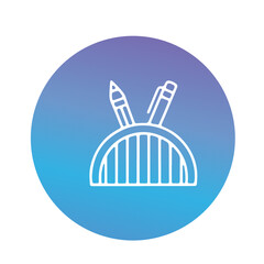  writing tools, and school desk accessorie vector design 