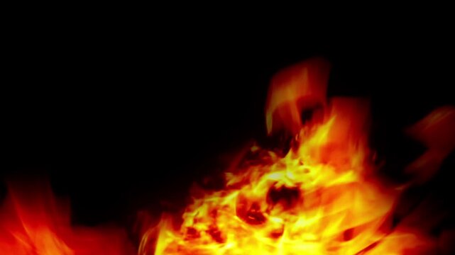 Wall of flame Cinematic Fire Transition for transition wipe