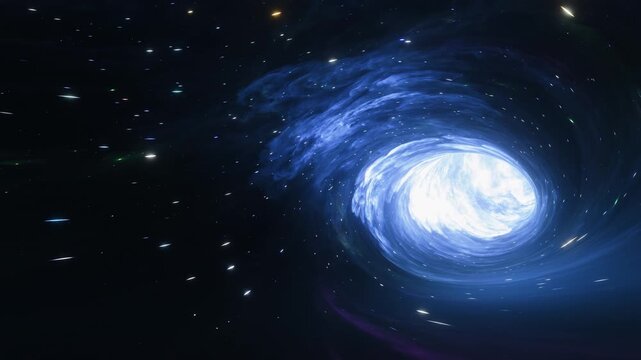 Travel through wormhole Looping