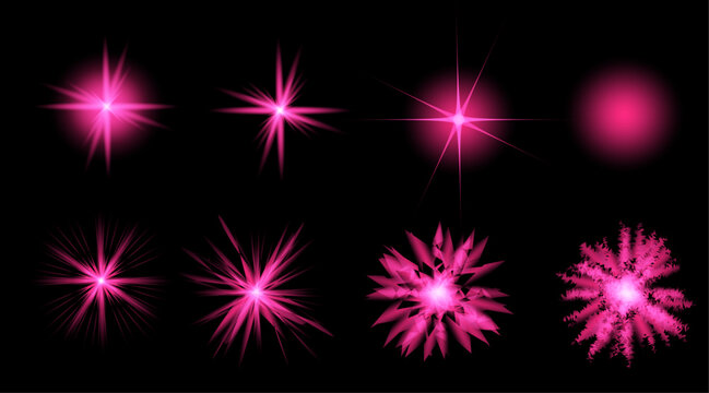 Colorful geometric shapes and lines create an abstract vector design