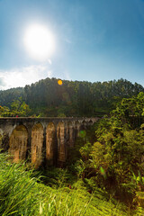 Nine arches bridge in Ella, Sri Lanka