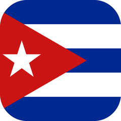 Cuba Flag Rounded Square Icon