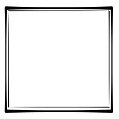 Obraz premium Square frame border art synbol framework background