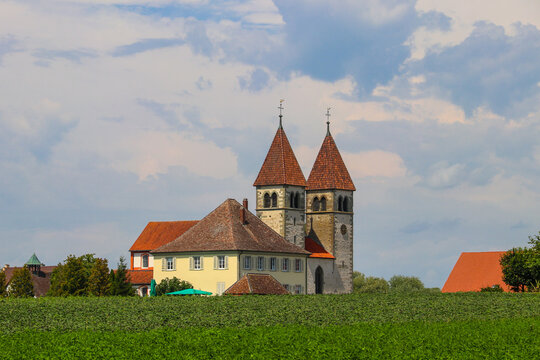 Basilica of Sts. Peter and Paul on Island of Reichenau, Lake Constance, Baden-Wuerttemberg, Germany