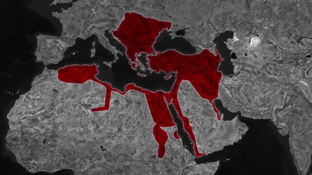 The Borders Of The Ottoman Empire Map In 1530