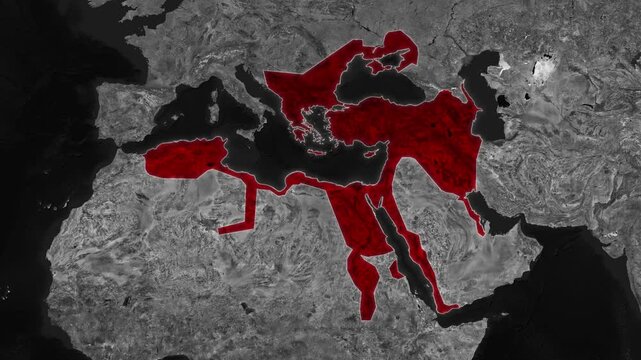 Animated Ottoman Empire Map 1700 AD