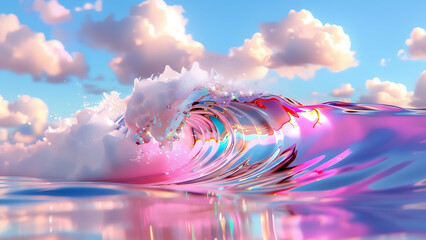 Iridescent Sea Swirl