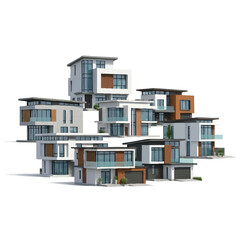 Modern Architectural Cluster of Luxury Homes.