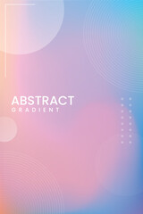 White lines against a colorful gradient background