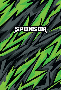 Abstract Sublimation Sports Jersey Design Background for Modern Sportswear