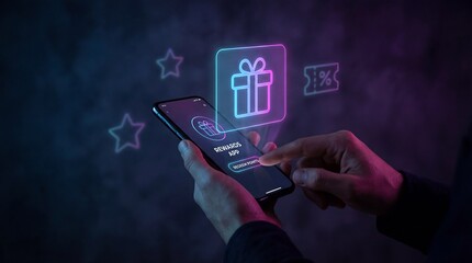 Digital Rewards and Loyalty Program on Smartphone