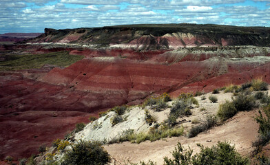 Barren Hostile Landscape Painted Desert Northern Arizona