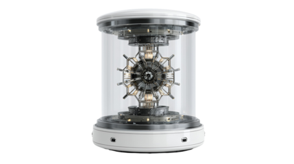 Intricate mechanical clock