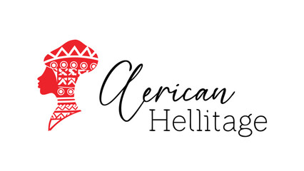 African Heritage Logo Design with Tribal Patterns