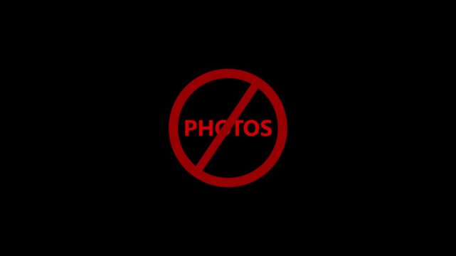 Red circular on black background abstract digital media symbol red circle abstract symbol des