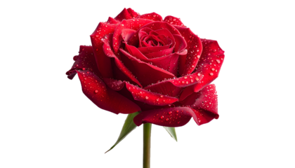 Luxury Red Rose Flower Isolated for Wedding and Love Design