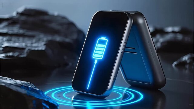 Portable battery pack with charging indicator