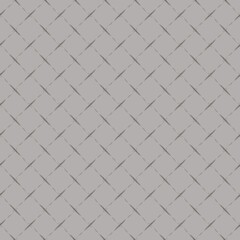 C2.6 Gray Seamless Geometric Grid Pattern. A repeating diamond-shaped pattern in soft gray tones. The design has a minimalist and symmetrical aesthetic, providing an understated yet elegant look.