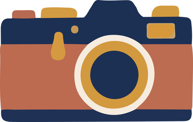 Illustration of a Vintage Camera