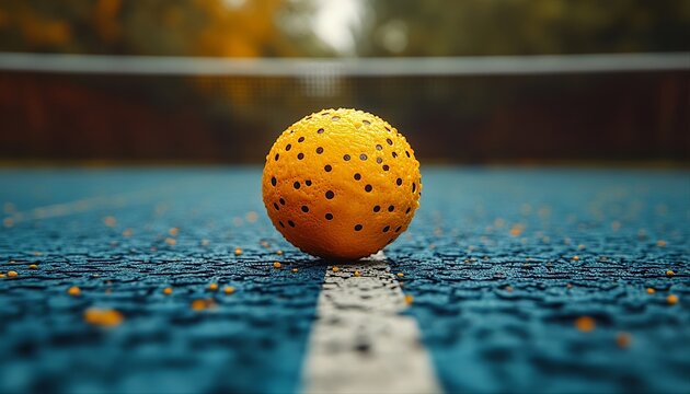 Ultra-Realistic 3D Macro of Pickleball in Non-Euclidean Folding Space