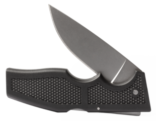 Blade starting to come out of an isolated everyday carry knife