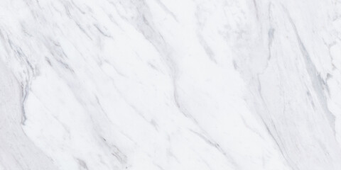 Naklejka premium White marble with gray veins. Calacata Italian stone, texture for ceramic tiles, carpet design.
