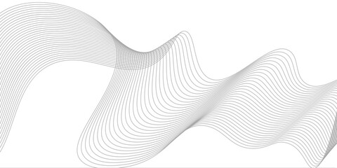 Abstract glowing wave lines on light blue background. Modern flowing wavy lines. Dynamic wave pattern. Futuristic concept. Suit for banner, poster, cover, brochure, flyer, website