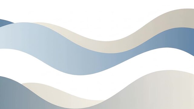 Abstract fine-Lined Parametric Waves seamless loop background