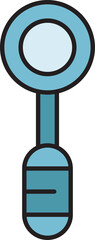 Fototapeta premium mouth mirror tool icon 
