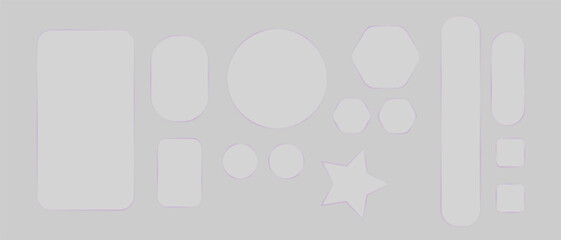  liquid glass frames with rounded corners.