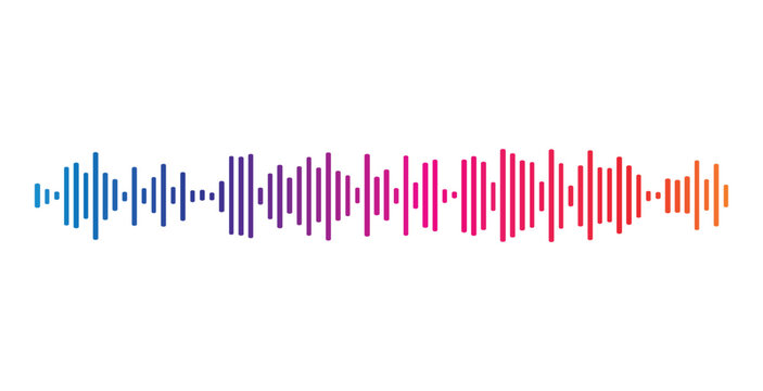 DJ Music, Music Wave, Sound Radio Form, Voice Signal, Audio Wave, Music Player, Video Editor, Voice Message, Abstract Colorful Audio Equalizer