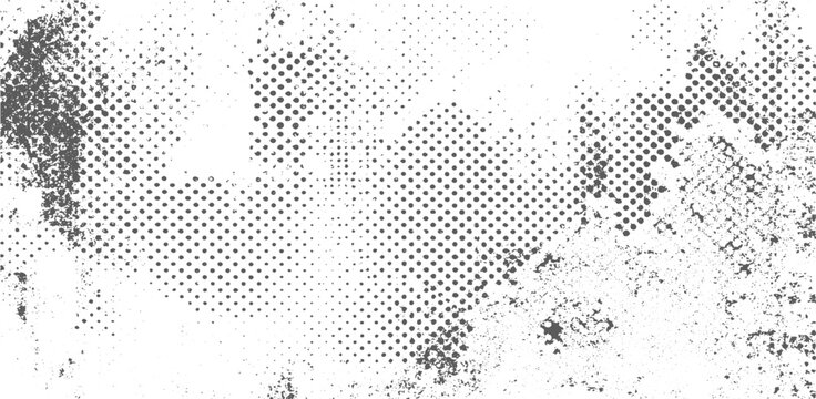 Realistic halftone ink print grunge vintage background
Abstract organic halftone pattern vintage grunge texture