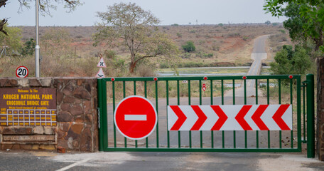 Entrance at Crocodile Bridge Gate in Kruger National Park